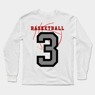 3 BASKETBALL Long Sleeve T-Shirt